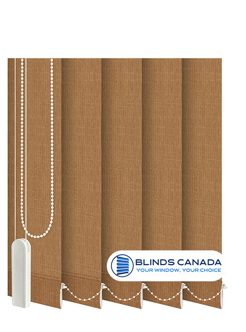🪟 "Ithaca" Vertical Blinds – Brown Color 🆕 SKU: 1409