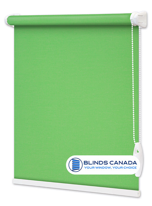 "Camila" fabric roller blinds - sea wave (turquoise) color (item code: 623)