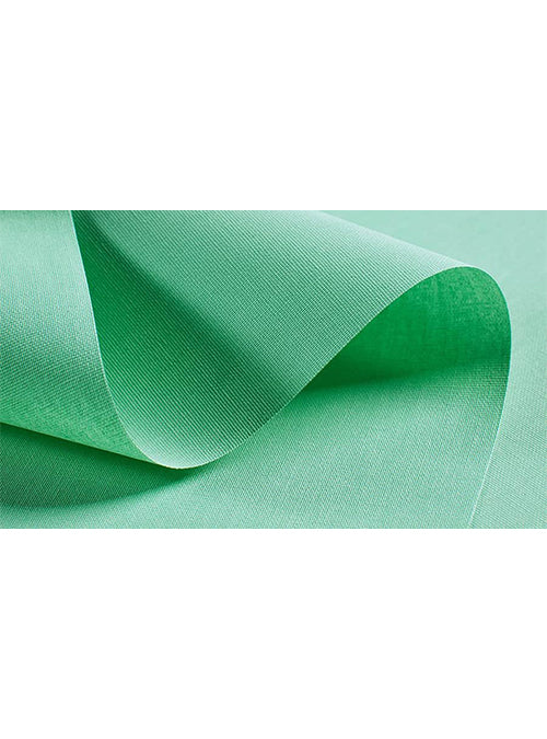 "Camila" fabric roller blinds - sea wave (turquoise) color (item code: 623)