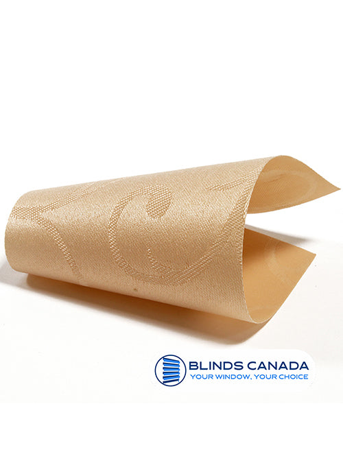 Fabric blind “Acanthus” light brown (article AKA-1839)