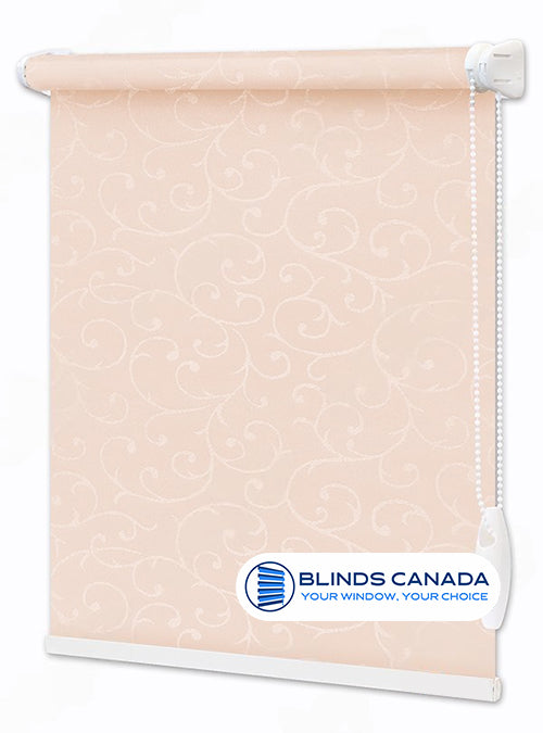 "Acanthus" fabric blind light pink (article AKA-2070)