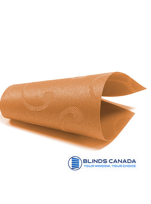 "Acanthus" orange fabric roller blind (article AKA-2232)