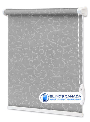 "Acanthus" gray fabric blind (article number AKA-2267)
