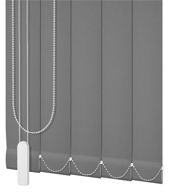 "Goa" Vertical Blinds – Dark Gray (SKU: G1057)