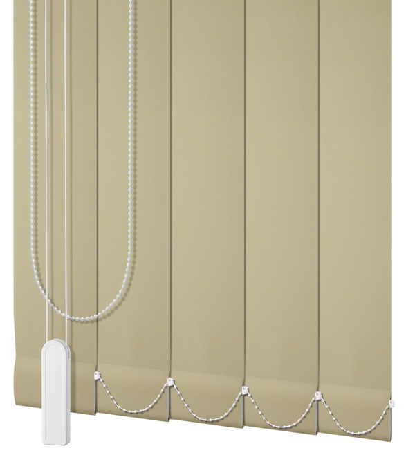 "Goa" Vertical Blinds – Light Beige (SKU: G2040)