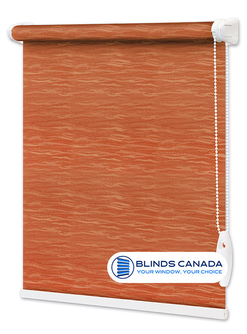 Fabric roller blind “Lazure” light terracotta (article LAZ-2087)