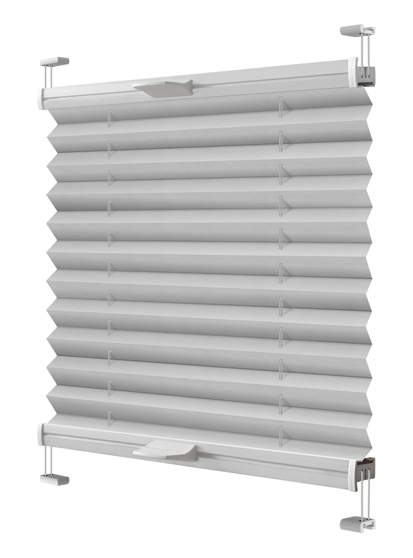 Plissé Blinds "Opal" – Silver Color (SKU: P111)