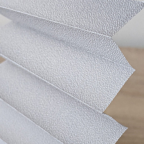 Plissé Blinds "Opal" – Silver Color (SKU: P111)