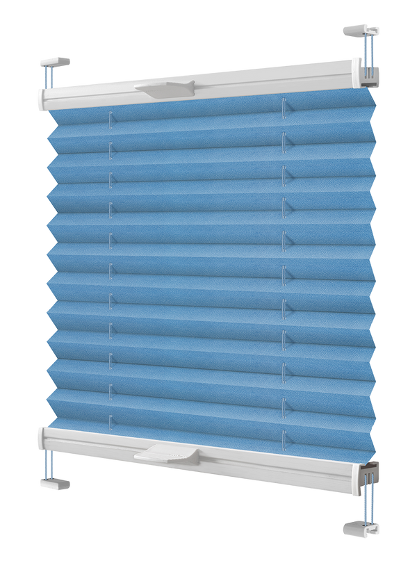 Plissé Blinds "Opal" – Blue Color (SKU: P118)