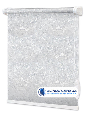 "Venezia" fabric roller blinds – white color (SKU: VNZ-T01)