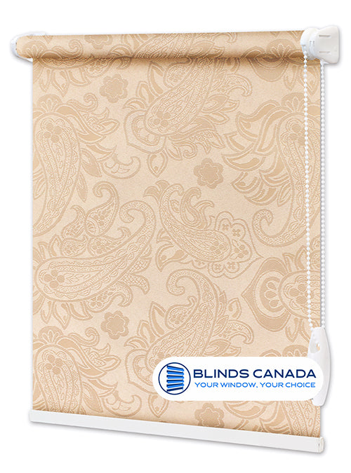 Fabric blind “Arabesque” light pink (article Z1099-2070)