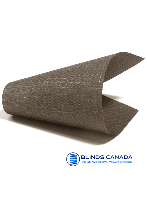 Fabric shutters "Linen" graphite (article LEN-7440)