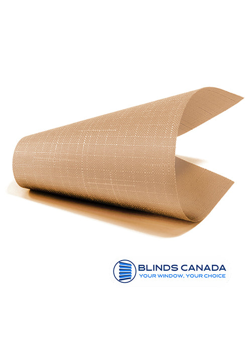 "Linen" fabric blinds light pink (article LEN-2070)