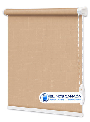 "Linen" fabric blinds light pink (article LEN-2070)