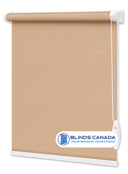"Linen" fabric blinds light pink (article LEN-2070)